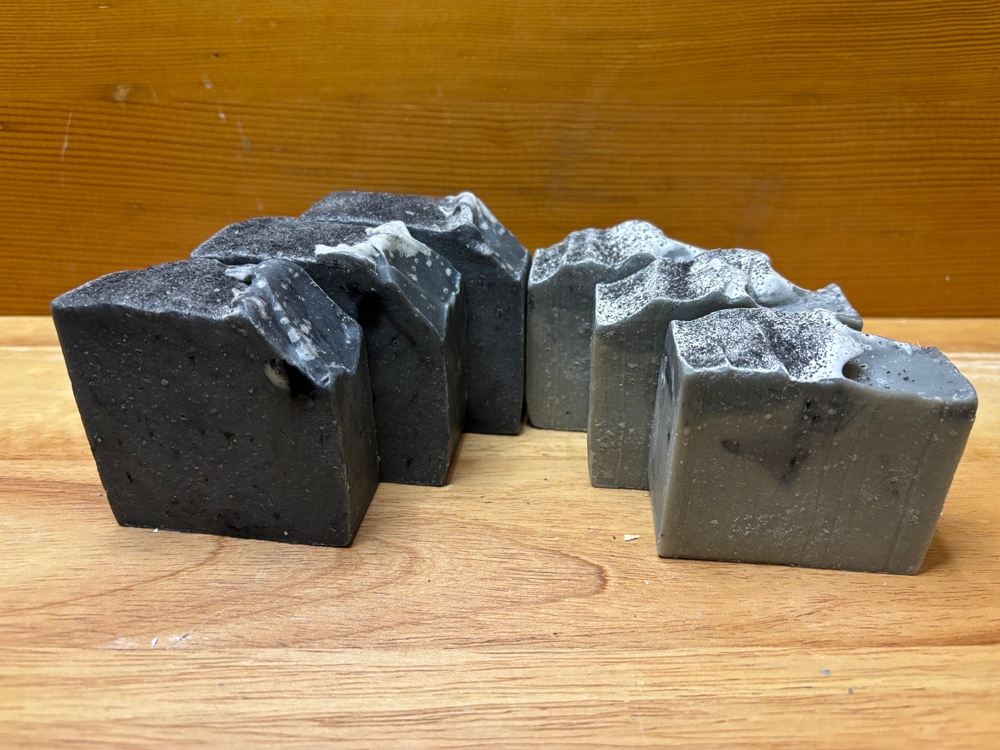 Coffee scented Goat's Milk Soap  with Activated Charcoal and Black Himalayan Salt