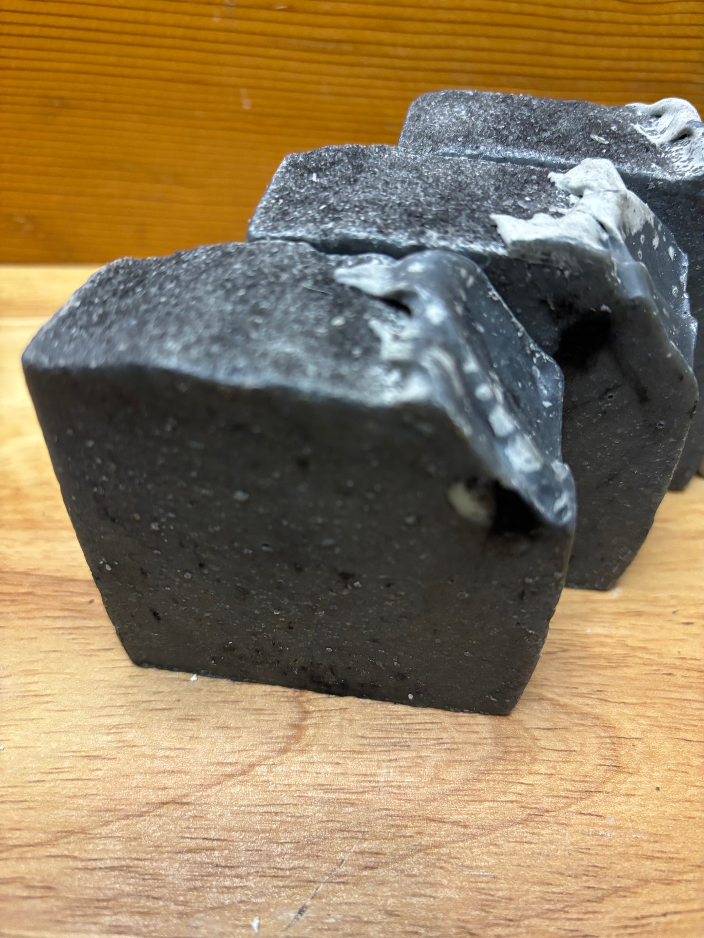 Coffee scented Goat's Milk Soap  with Activated Charcoal and Black Himalayan Salt