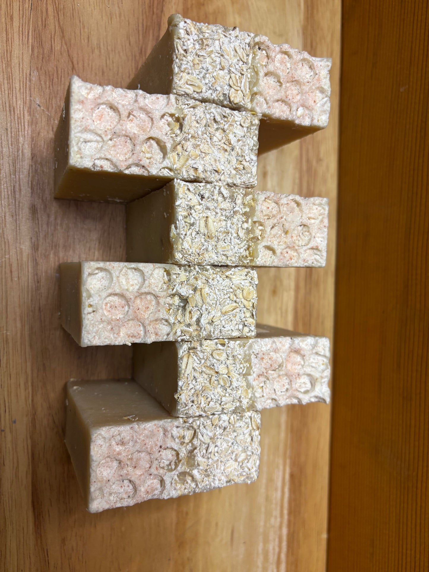 Grapefruit Goat's Milk Soap with Oat Exfoliant & Pink Himalayan Salt