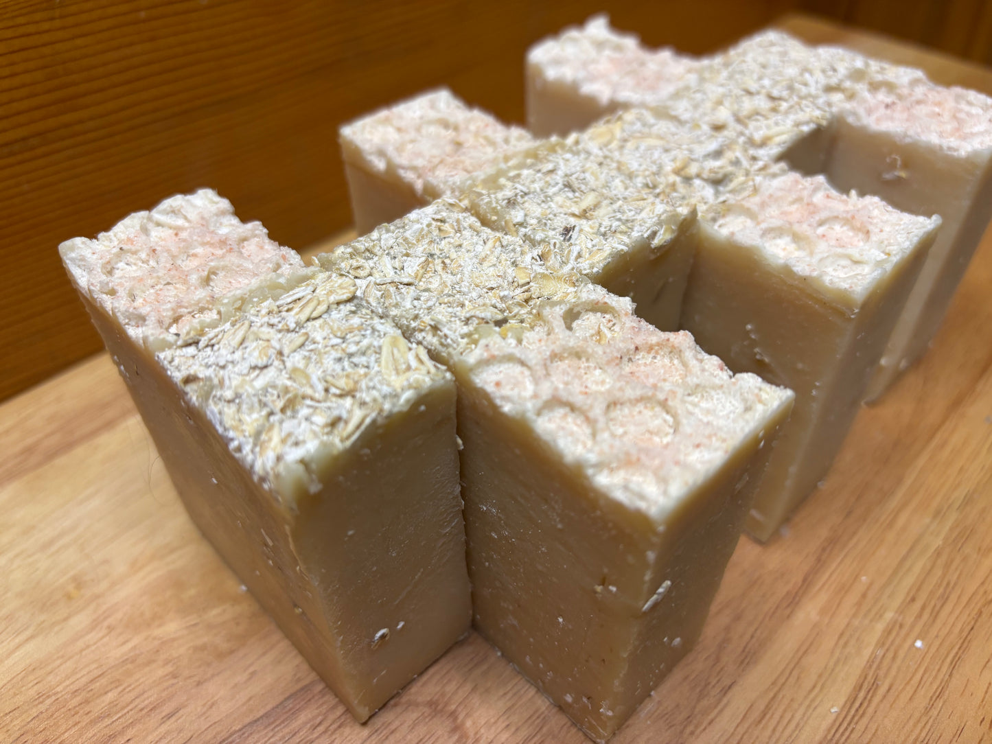 Grapefruit Goat's Milk Soap with Oat Exfoliant & Pink Himalayan Salt