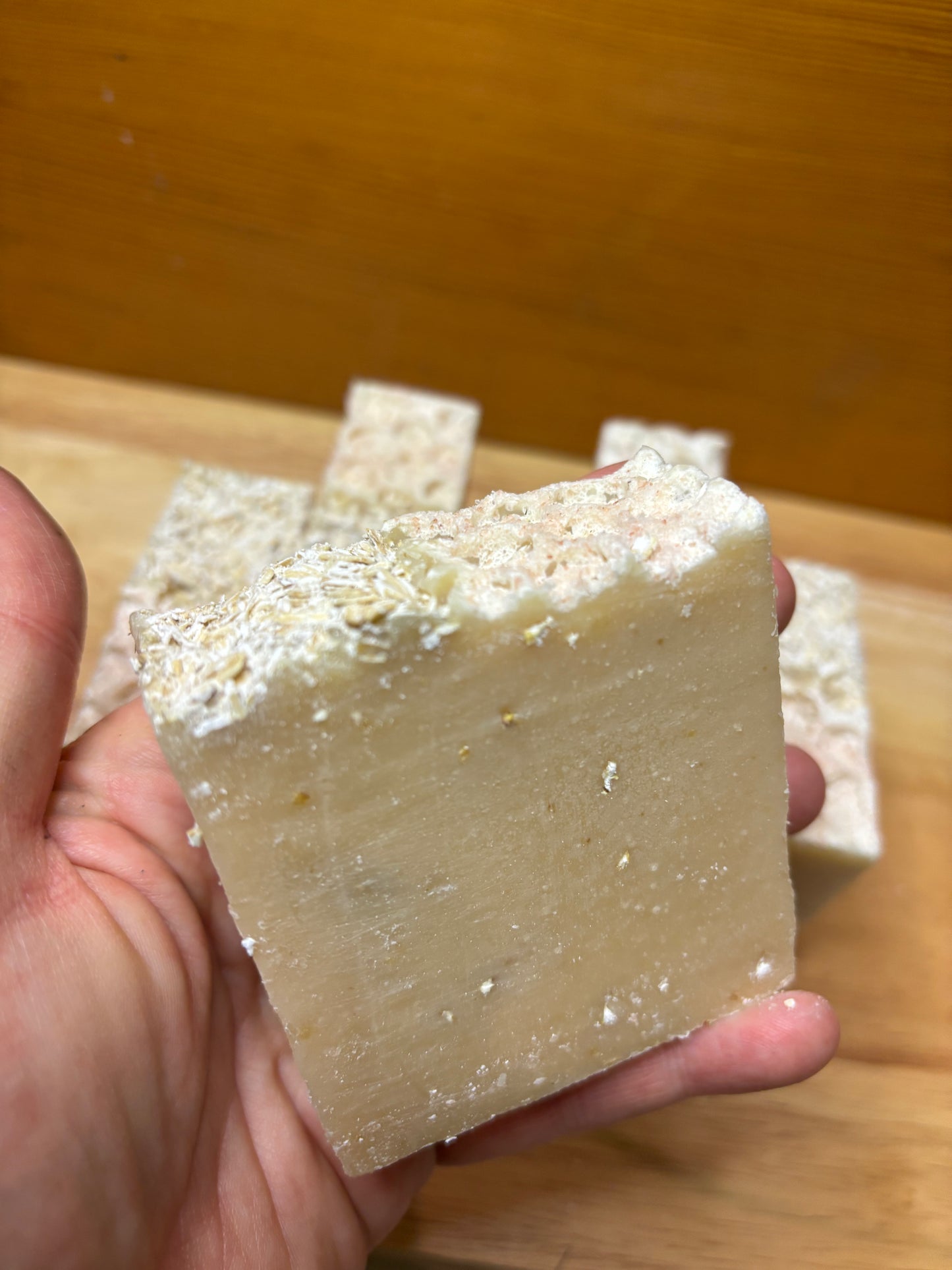 Grapefruit Goat's Milk Soap with Oat Exfoliant & Pink Himalayan Salt